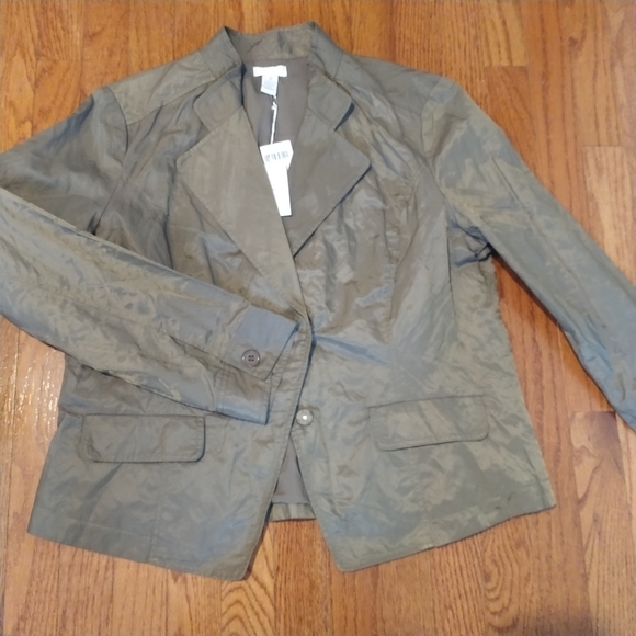 Chico's Mixed Up Maggie Lynn Solid Mountain Miss Jacket M - Picture 2 of 12